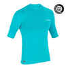 Men's short sleeve UV-protection T-shirt - 100 turquoise
