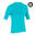tee shirt anti uv surf top 100 manches courtes homme bleu clair