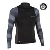 Men's Surfing Long Sleeve UV Protection Top T-Shirt 500 - Black