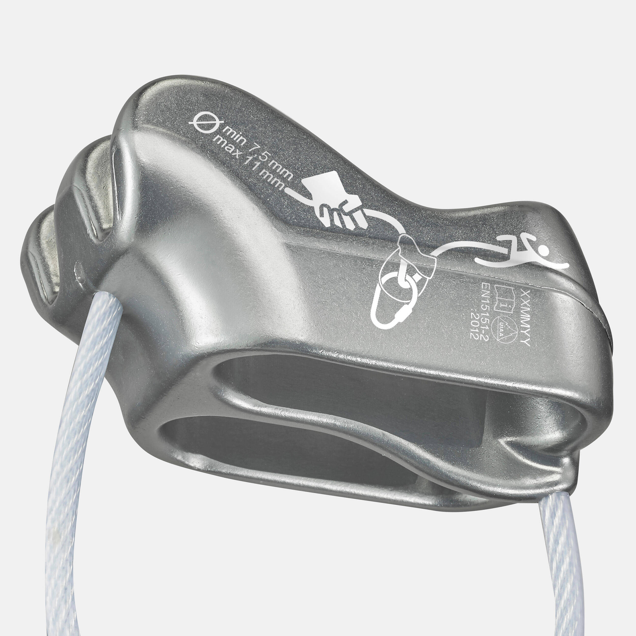 BELAYING AND ABSEILING SYSTEM - TUBIK 2 GREY -  4