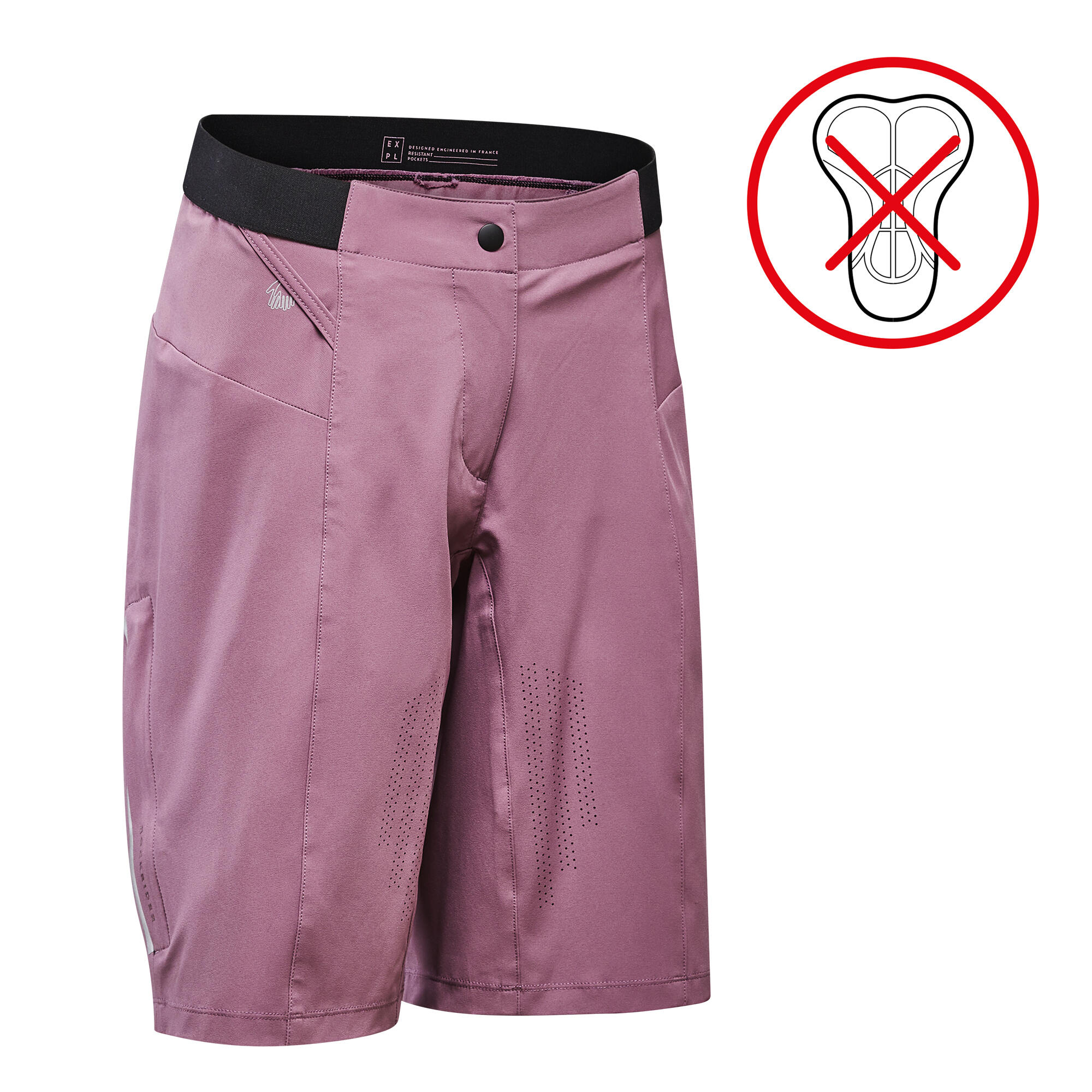 Women's Mountain Biking Shorts EXPL 700 - Pink 5/10