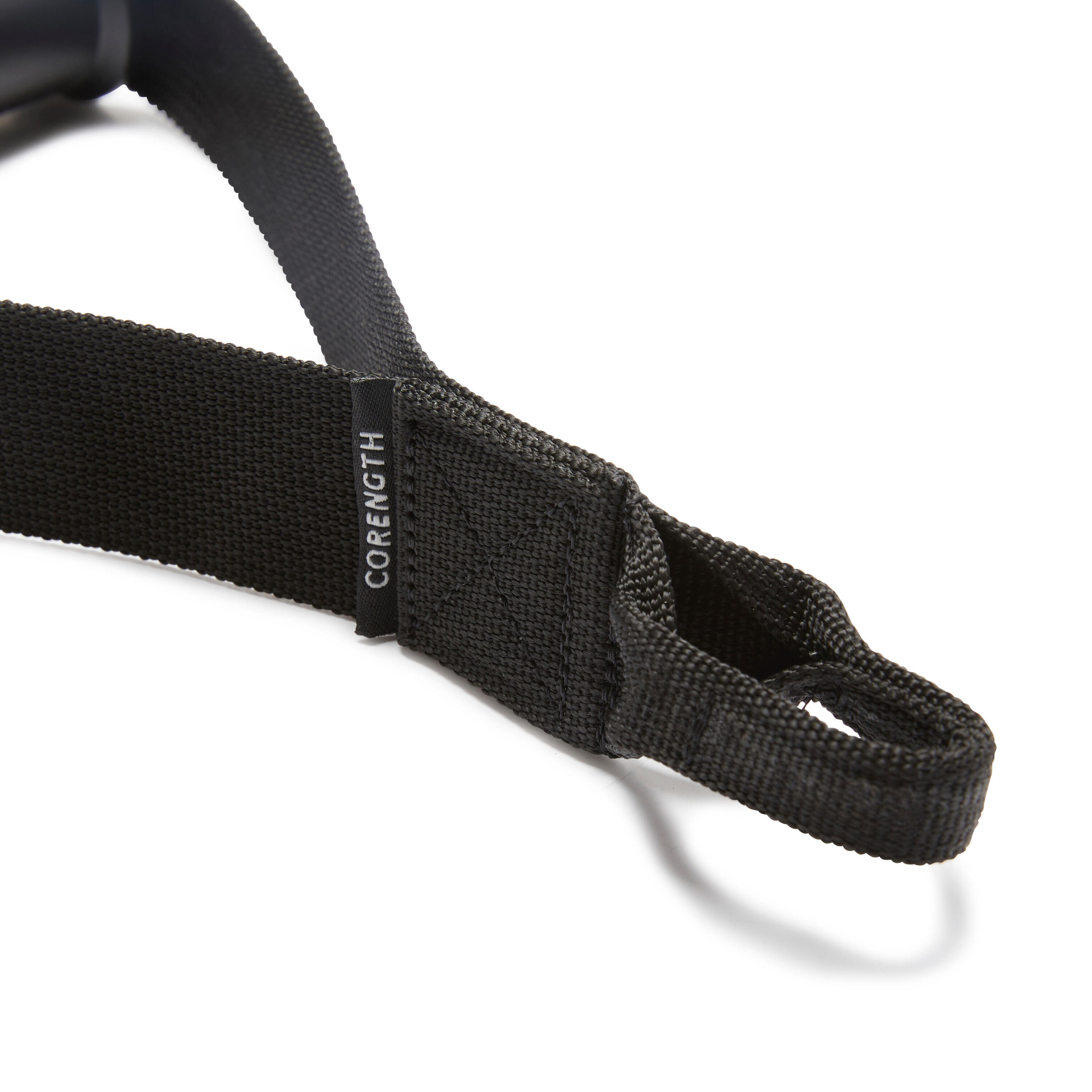 Weight Training Belt with Dual Nylon Closure - Black CORENGTH
