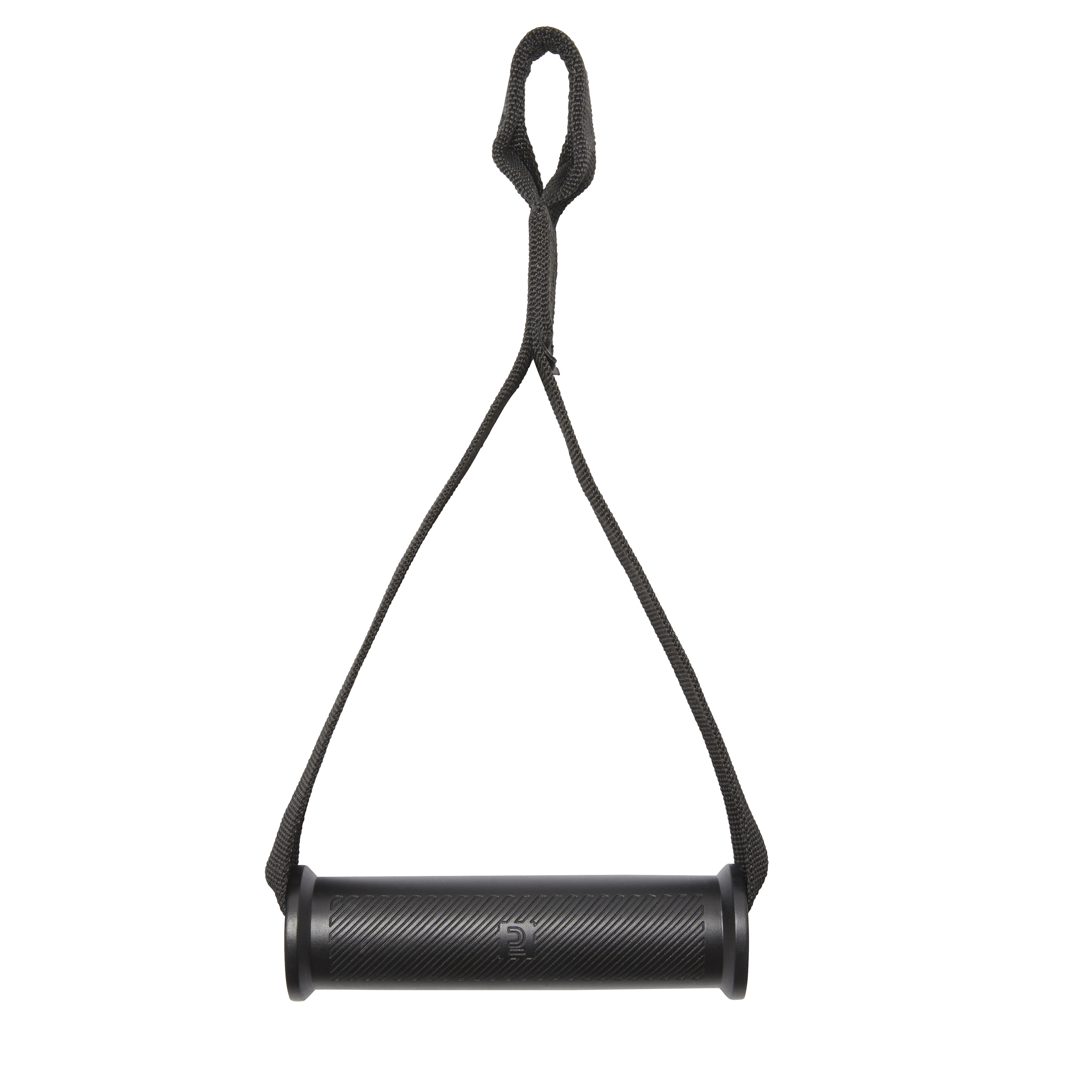 Weight Training Pulley Handle Black Decathlon