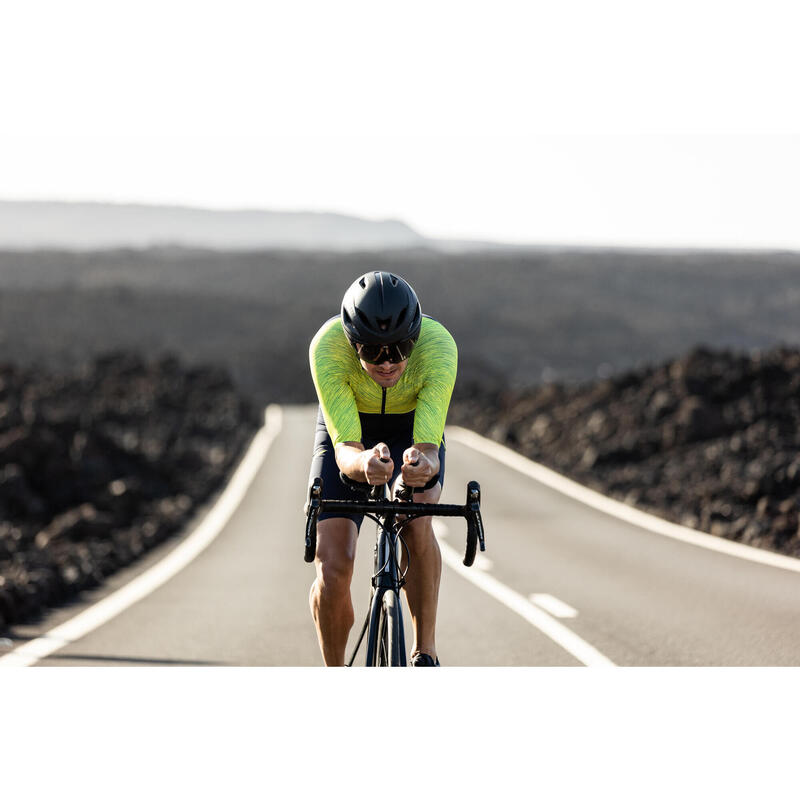 Triathlonanzug LD Herren dunkelblau/grün