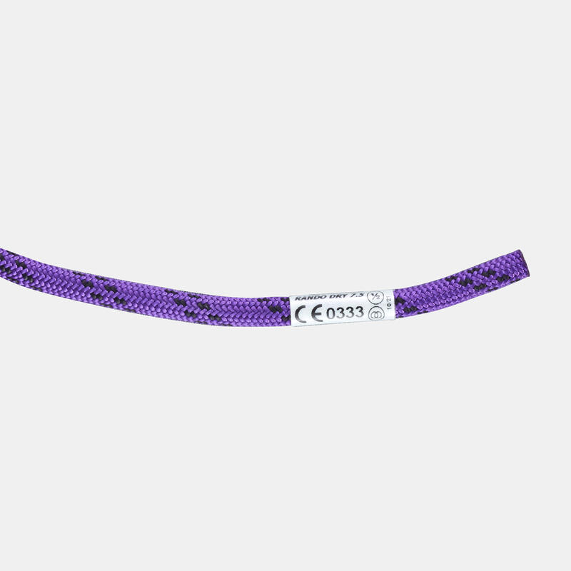 CORDA DUPLA DE CAMINHADA DRY 7,5MM x 40M VIOLETA