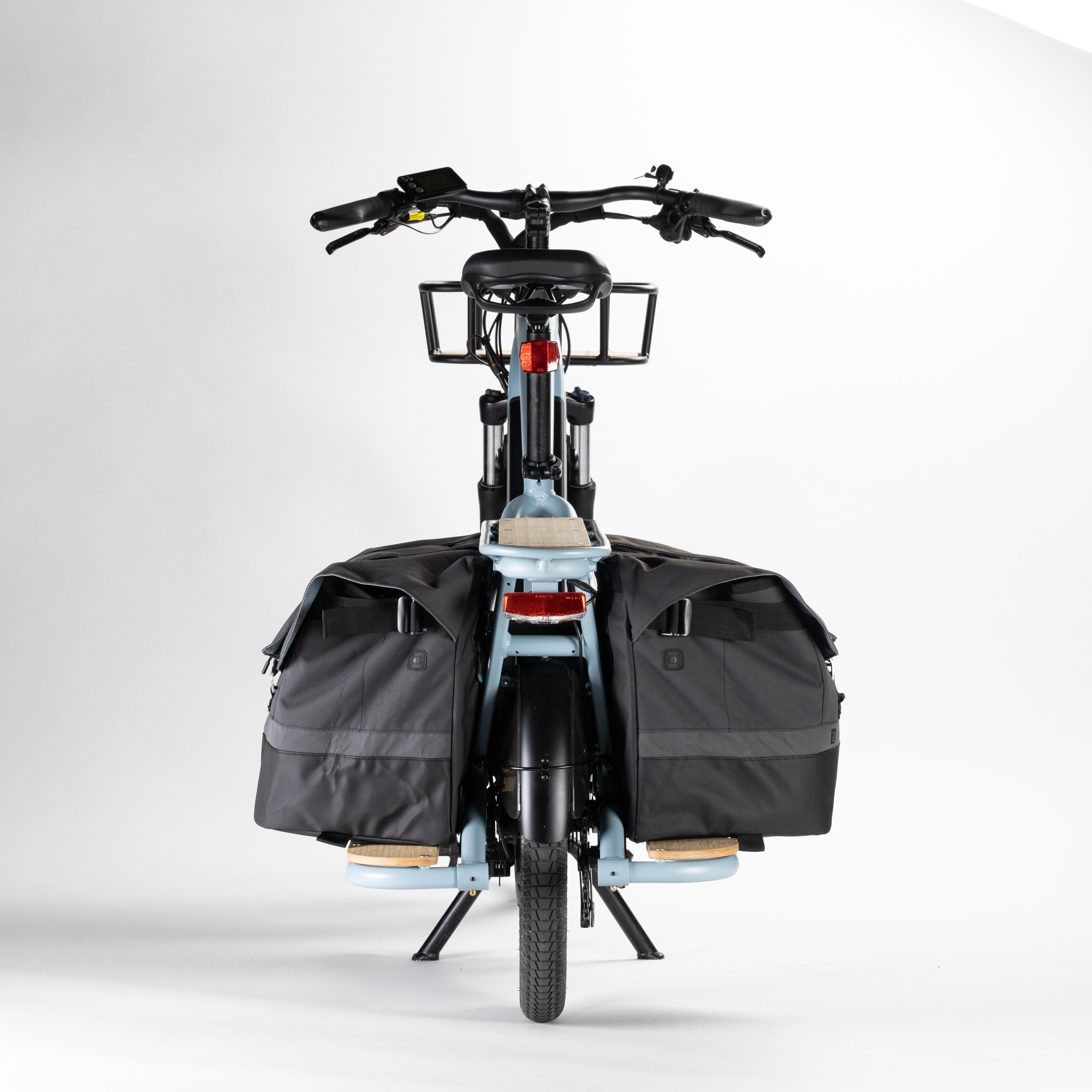 DECATHLON Dvojitá taška 2×50 l na nákladný bicykel Longtail bez · záber 8