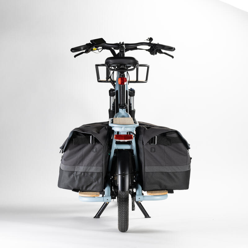 Dupla kerékpáros táska CARGOBIKE LONGTAIL kerékpárra 2x 50 literes