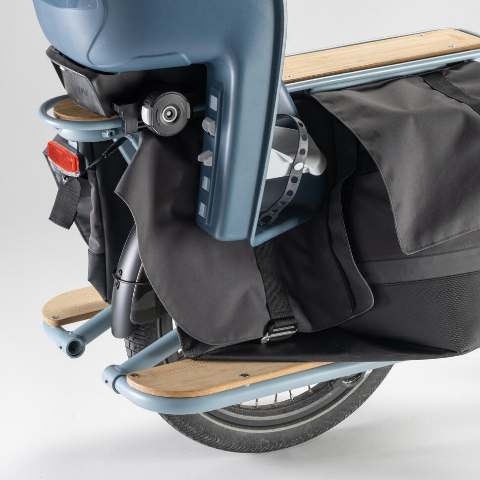 2 x 50 L Longtail Cargo Bike Pannier Bag ELOPS Decathlon