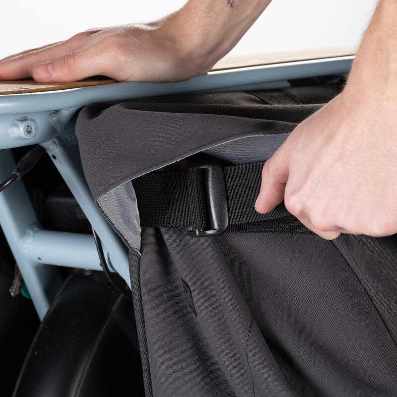 2 x 50 L Longtail Cargo Bike Pannier Bag Decathlon