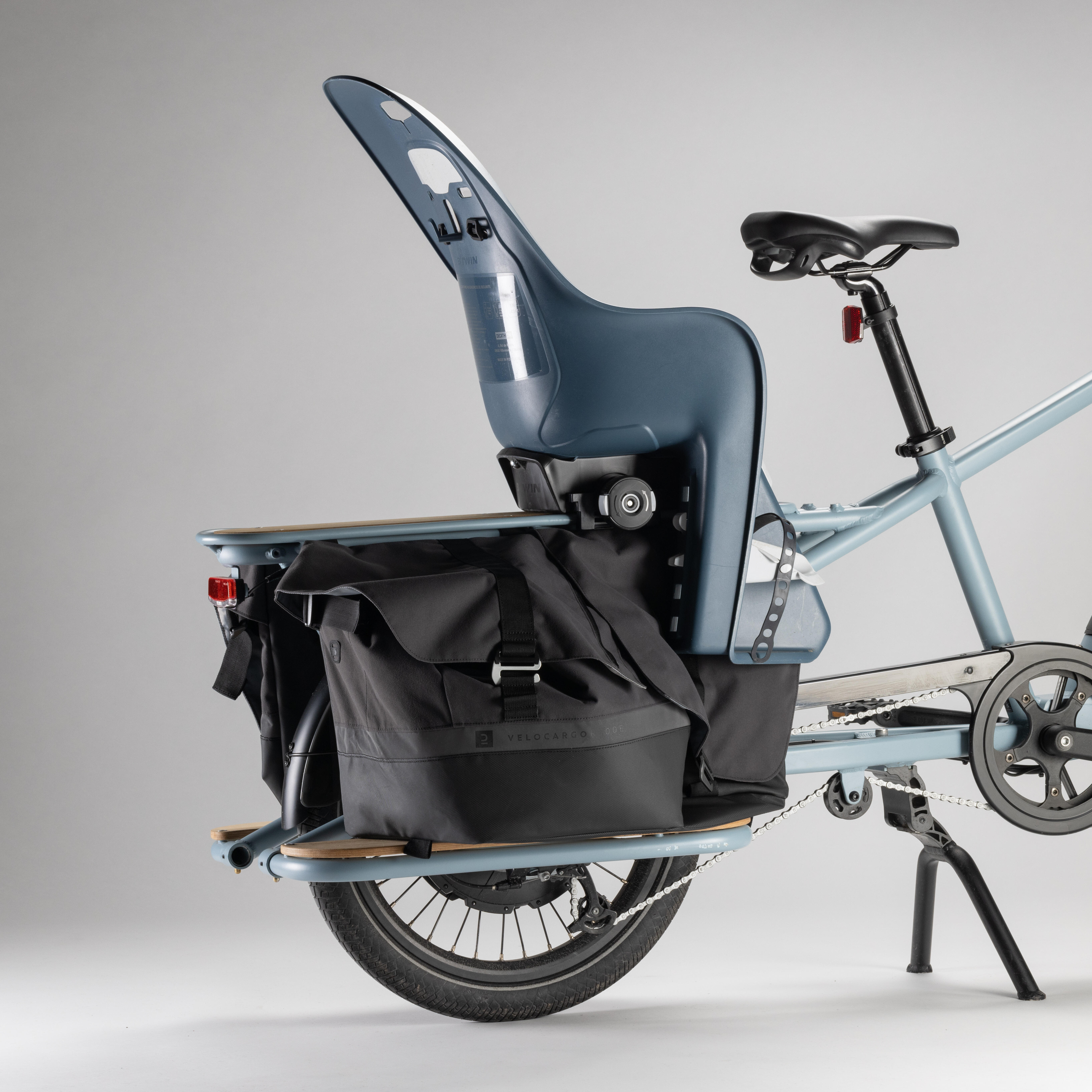 2 x 50 L Longtail Cargo Bike Pannier Bag DECATHLON Decathlon