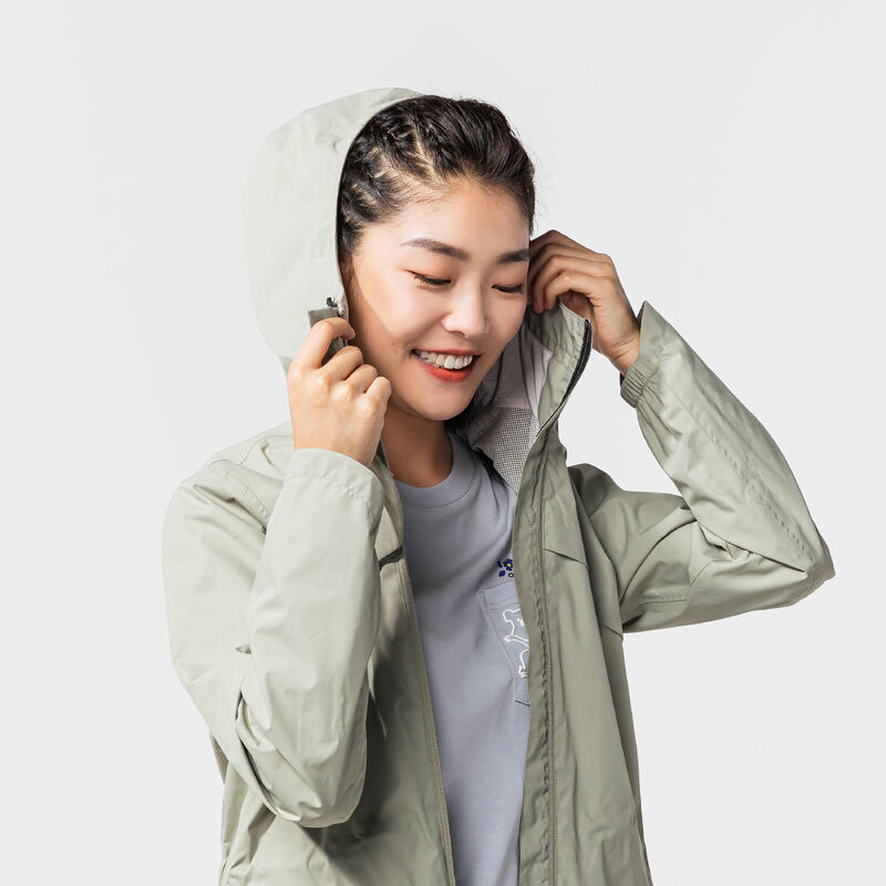 Waterproof hiking jacket - NH500 I- Women