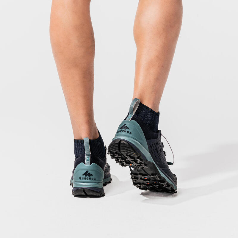 男款超輕量極速登山健行鞋 FH900 - 藍色／黑色