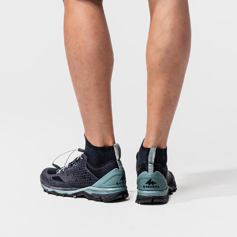Men’s ultralight fast hiking shoes FH900 Blue Black