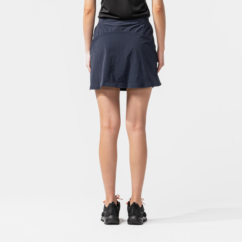 Falda-short de senderismo montaña - MH500 - Mujer 