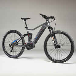 29" Full Suspension Electric Mountain Bike E-Trail - Grey