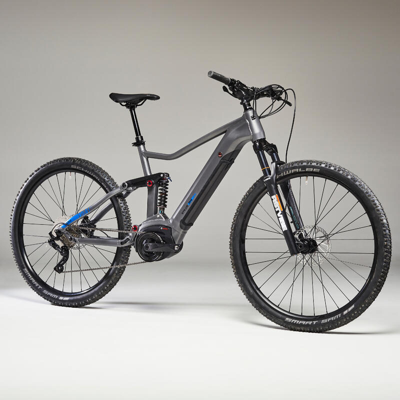 Bicicletă electrică MTB cu suspensie integrală 29" STILUS E-TRAIL Gri