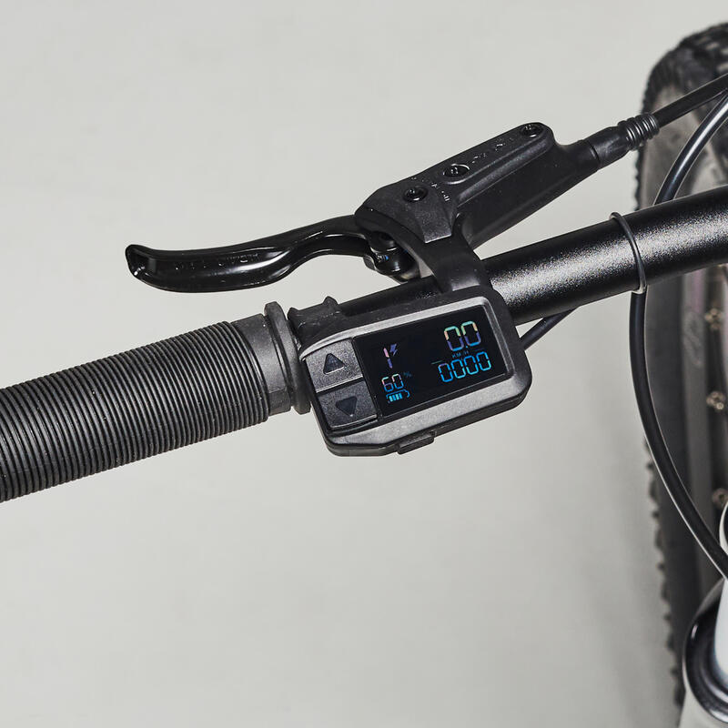 vélo VTT électrique semi-rigide 27,5" - E-ST 500 prune
