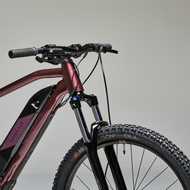 Elektrische mountainbike voor dames E-ST 500 hardtail paars 27.5"