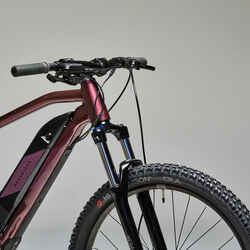 Women's 27.5" Hardtail Electric Mountain Bike E-ST 500 - Plum