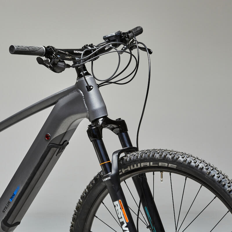 Elektrische full-suspension mountainbike E-TRAIL 29" grijs