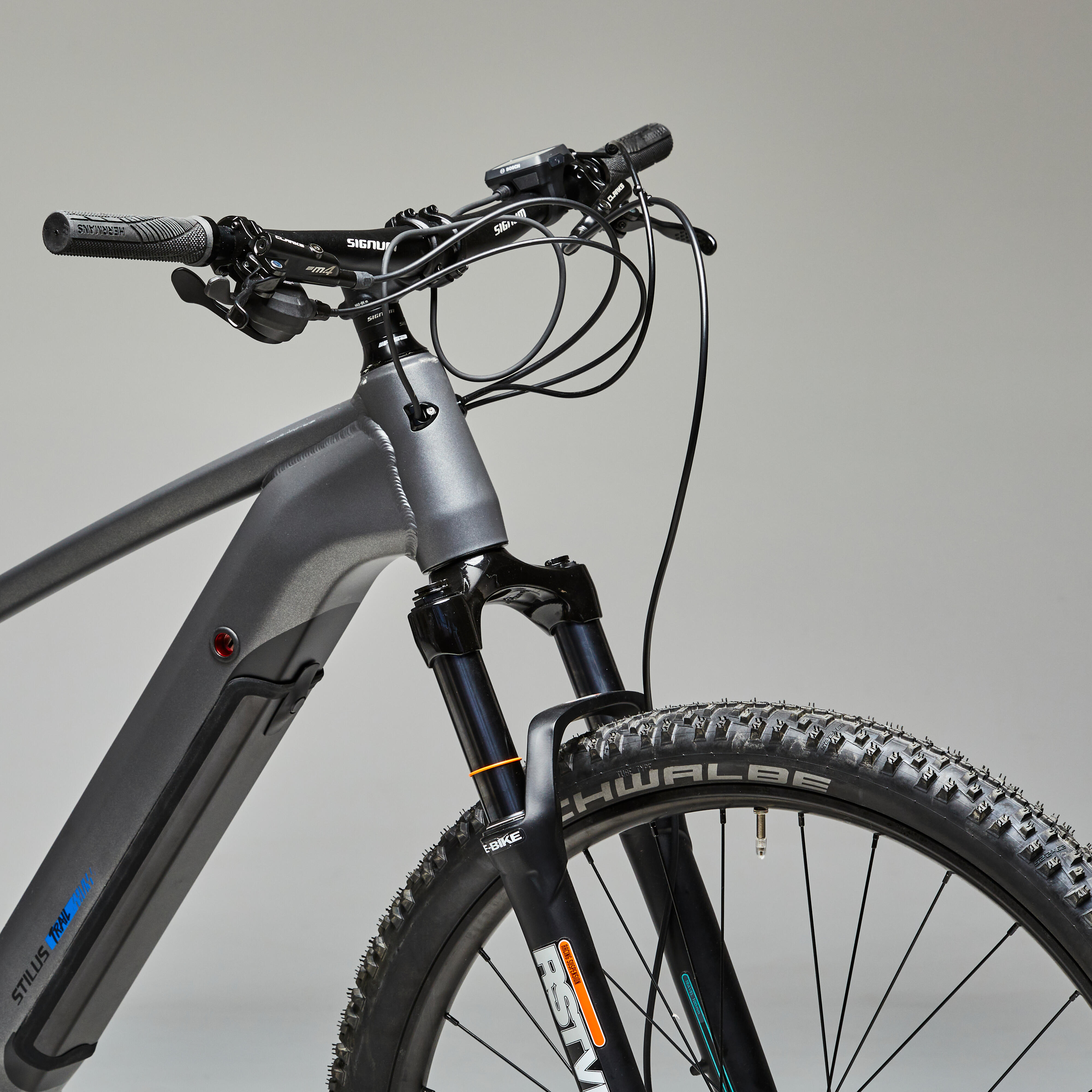 STILUS 29" MTB ELETTRICA a sospensione integrale - E-TRAIL Grigio