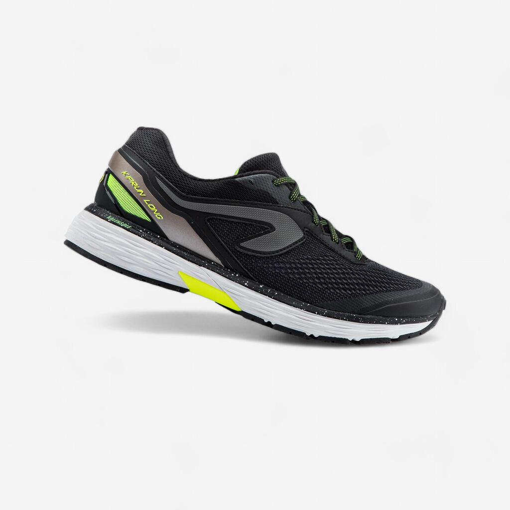 ZAPATILLAS RUNNING HOMBRE KIPRUN LONG 2 NEGRO/AMARILLO