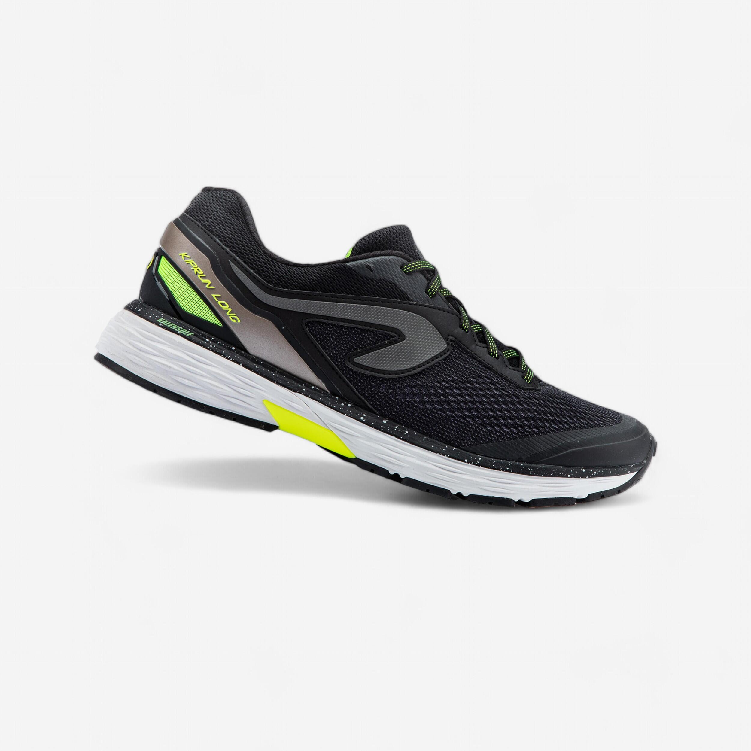 ZAPATILLAS DE RUNNING HOMBRE KIPRUN LONG NEGRAS AMARILLAS KIPRUN | Decathlon
