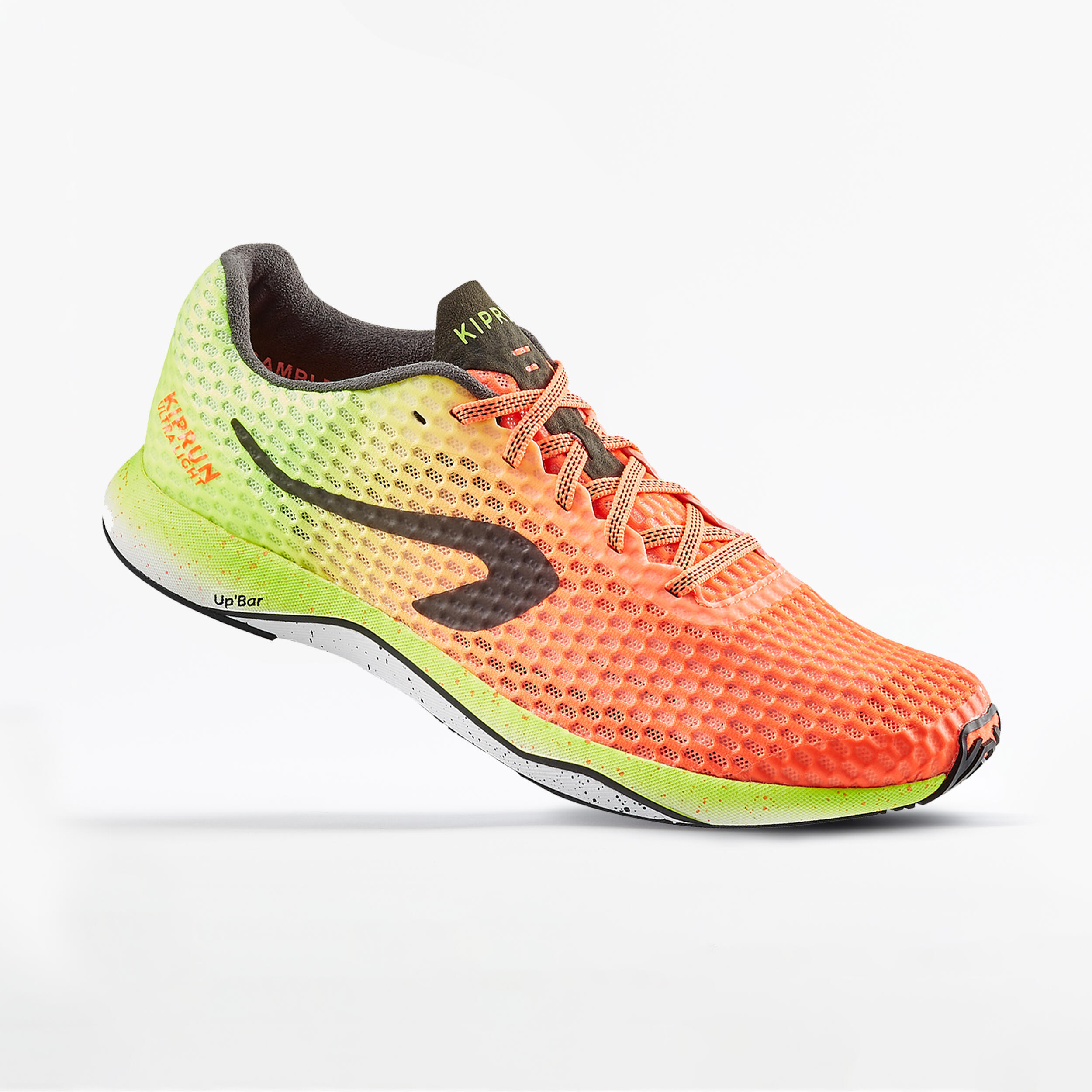 fluo lime yellow / fluo flame orange