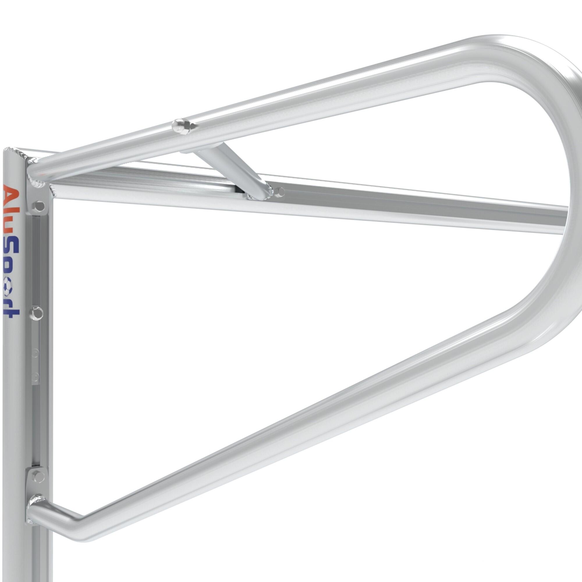 Fußball Tor Aluminium - AluSport TP360N weiß 7/11