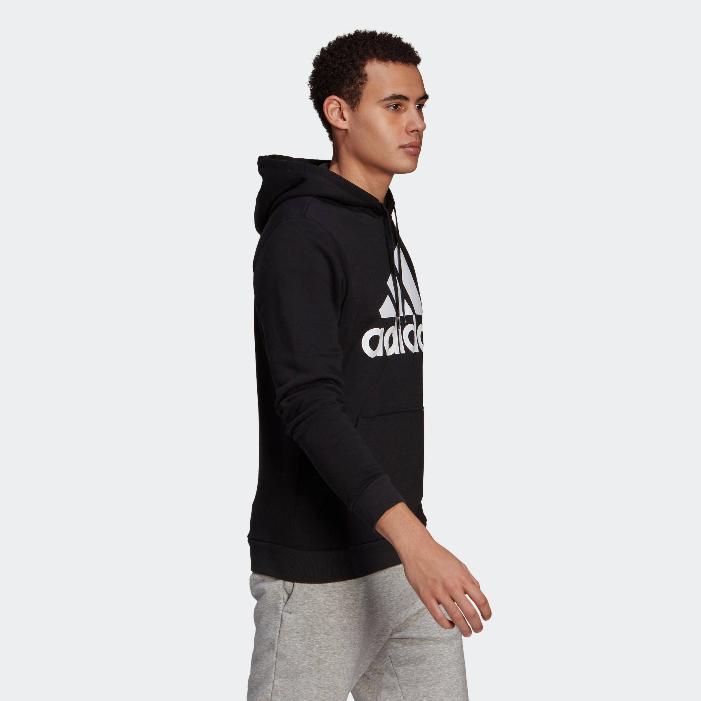 Men's Low-Impact Fitness Hoodie Badge 