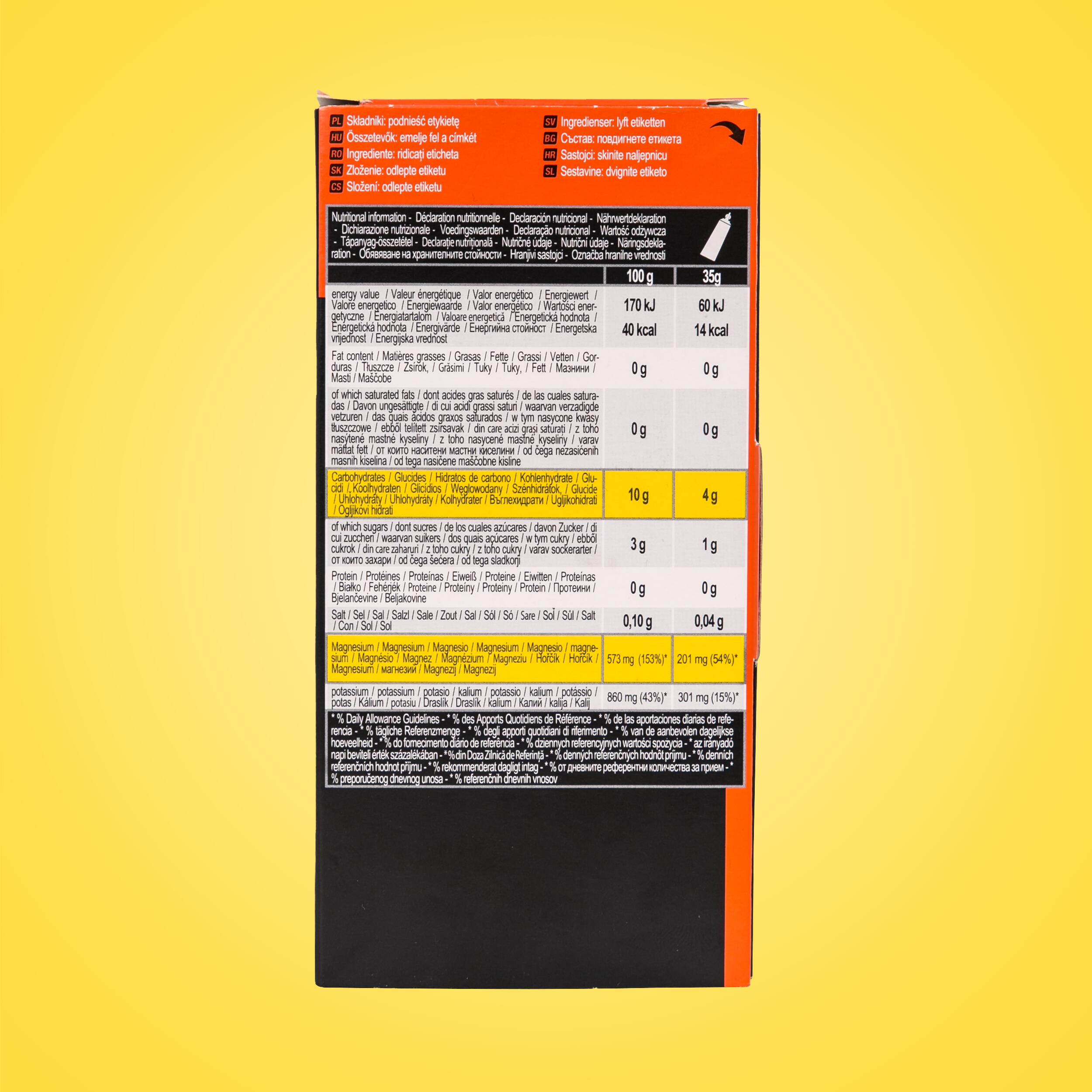 Magnesium and Potassium Liquid lemon 4 x 35g 2/2