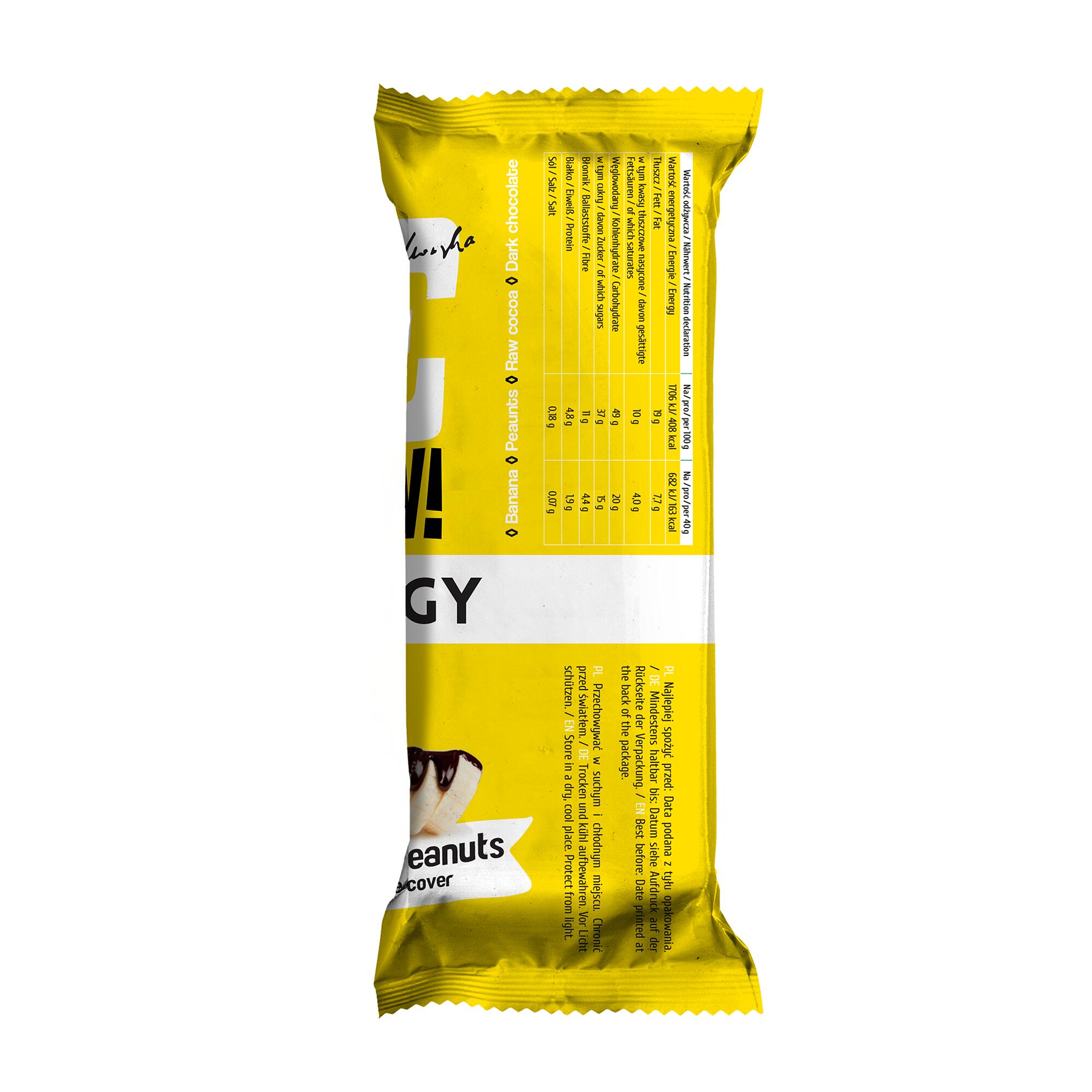 Baton BeRaw Energy Banana&Peanuts o smaku bananowym 40g 3/3