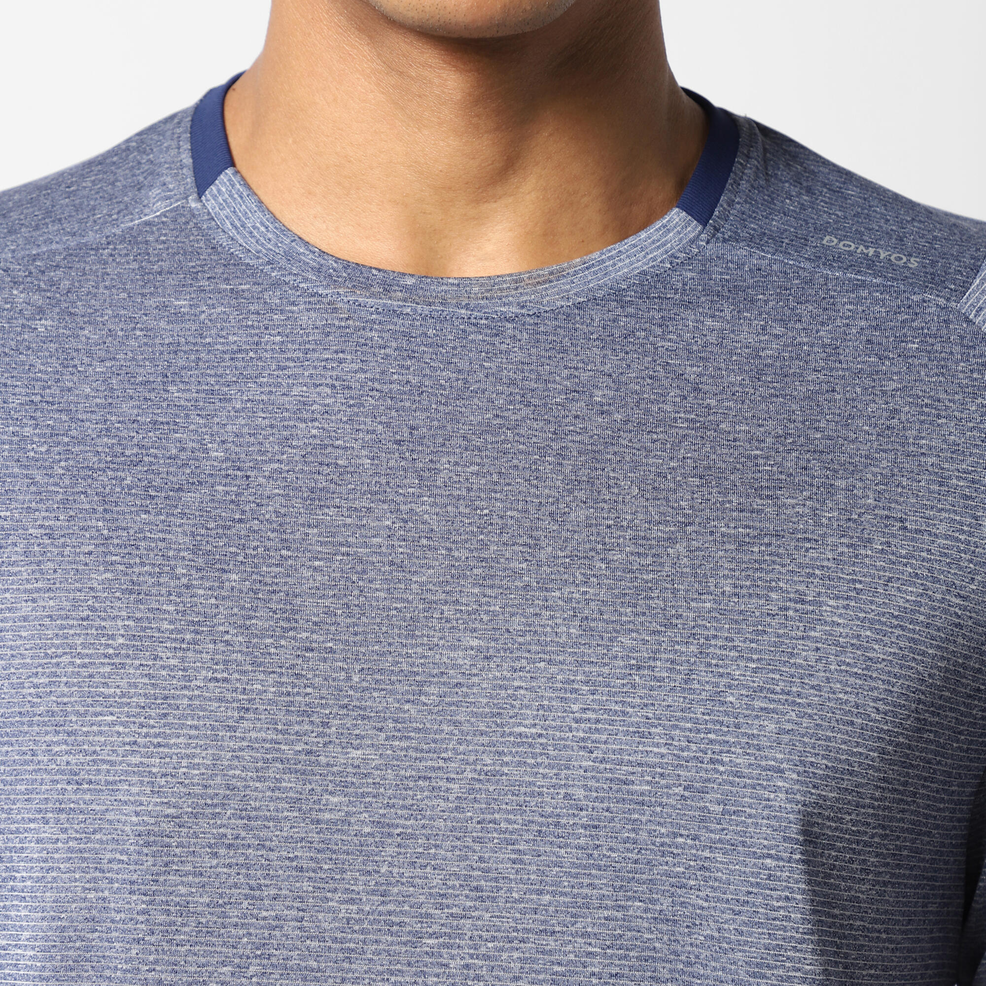 Men's Crew Neck Breathable Fitness T-Shirt - Blue 7/10