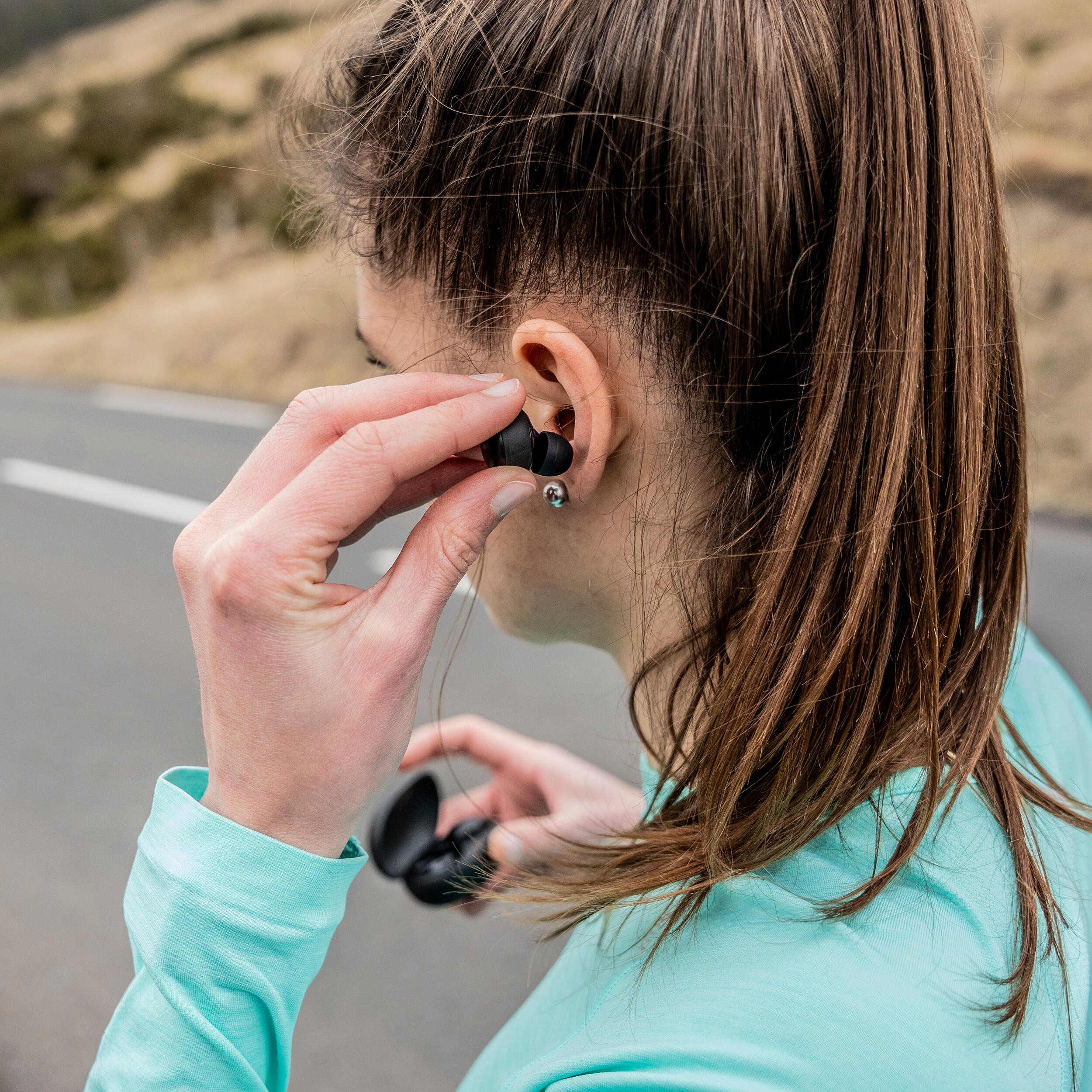 Écouteurs de course à pied sans fil - TWS 100 noir - KIPRUN