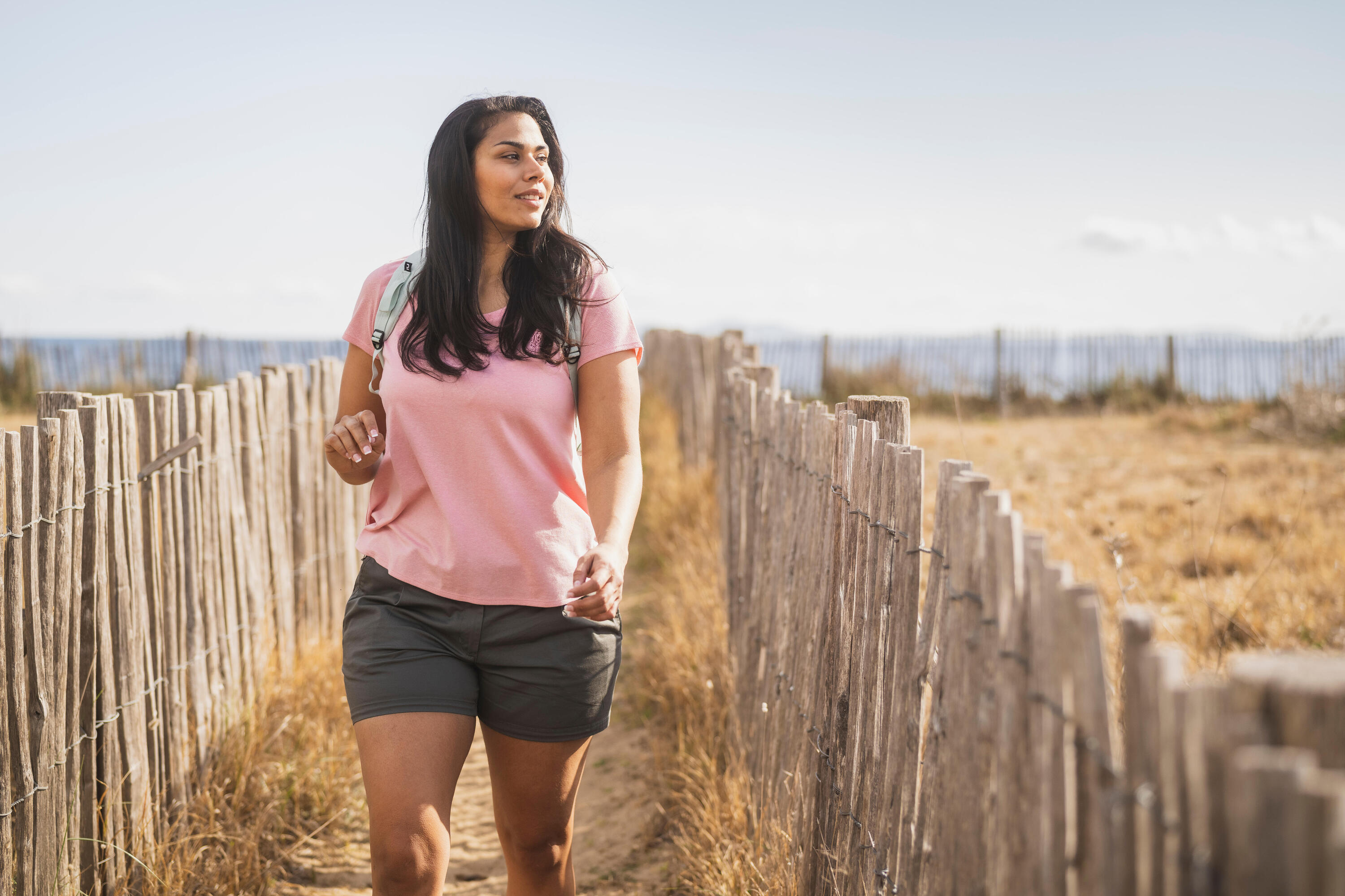 Short trekking donna NH100 verde oliva 11/13