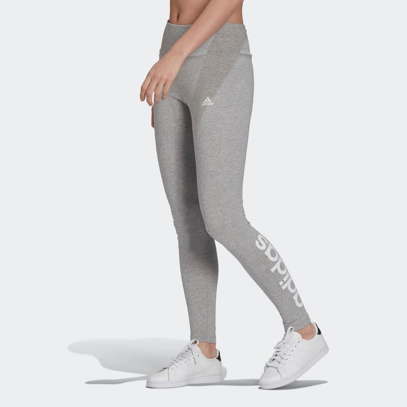 Legging adidas fitness linear gris