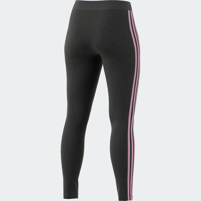 Adidas Leggings Damen - 3S grau/rosa