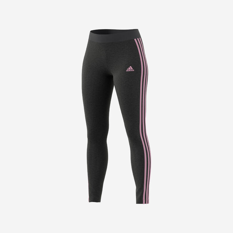 Leggings Fitness Training Adidas Mujer Gris/Rosa | Decathlon