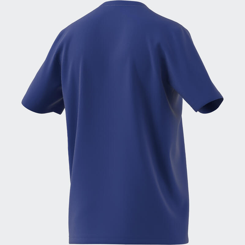 T-shirt voor fitness en soft training heren blauw