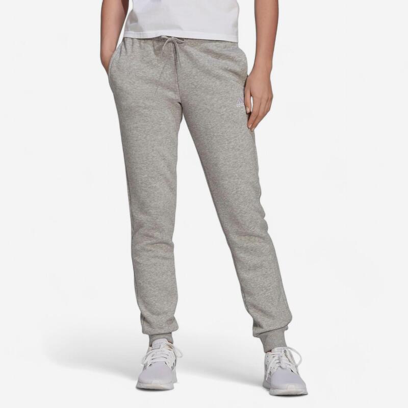 Pantaloni donna fitness ADIDAS LINEAR grigi Pantaloni donna fitness ADIDAS LINEAR grigi