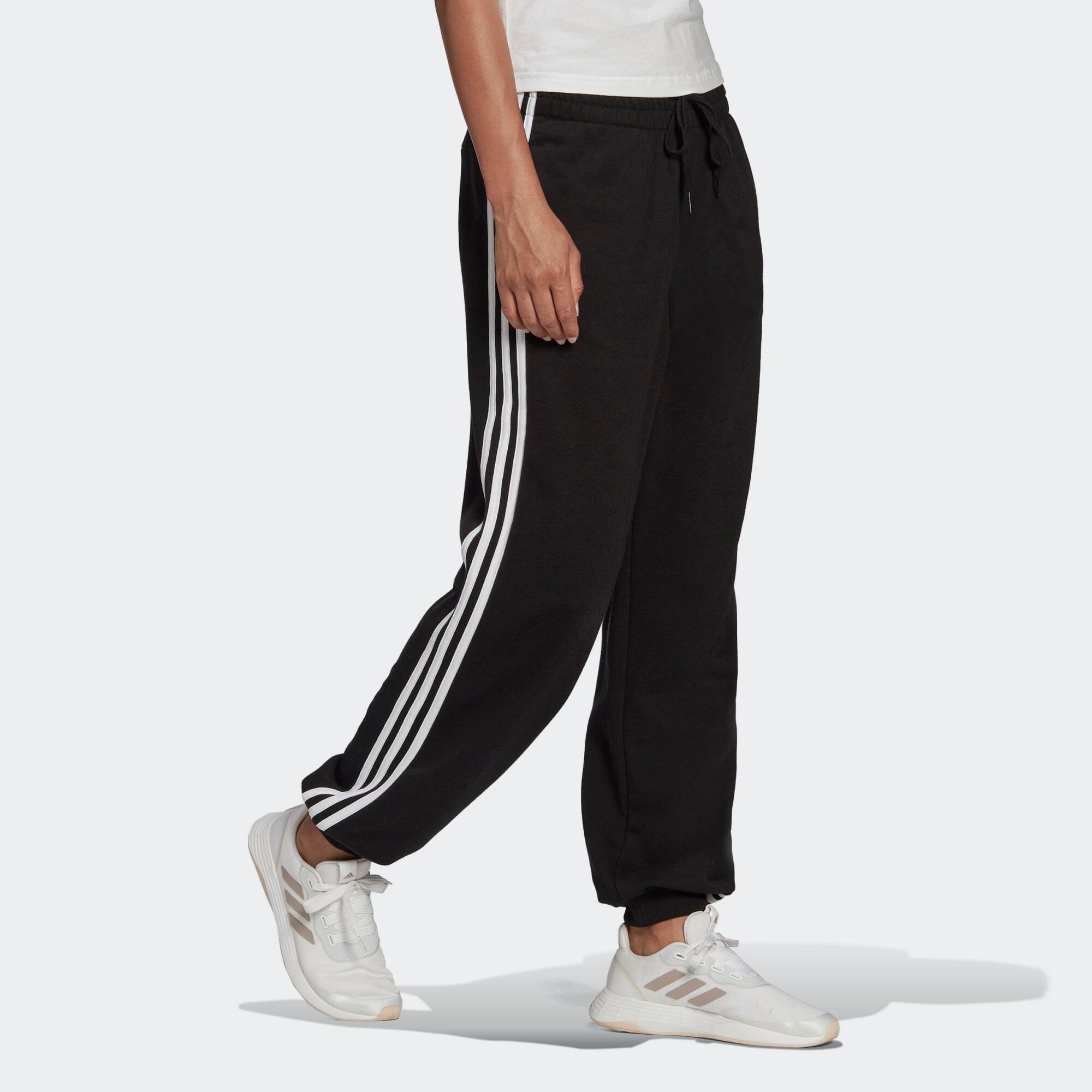 CALÇAS DE GINÁSTICA E PILATES ADIDAS CORE LOUNGE MULHER PRETO 5/12