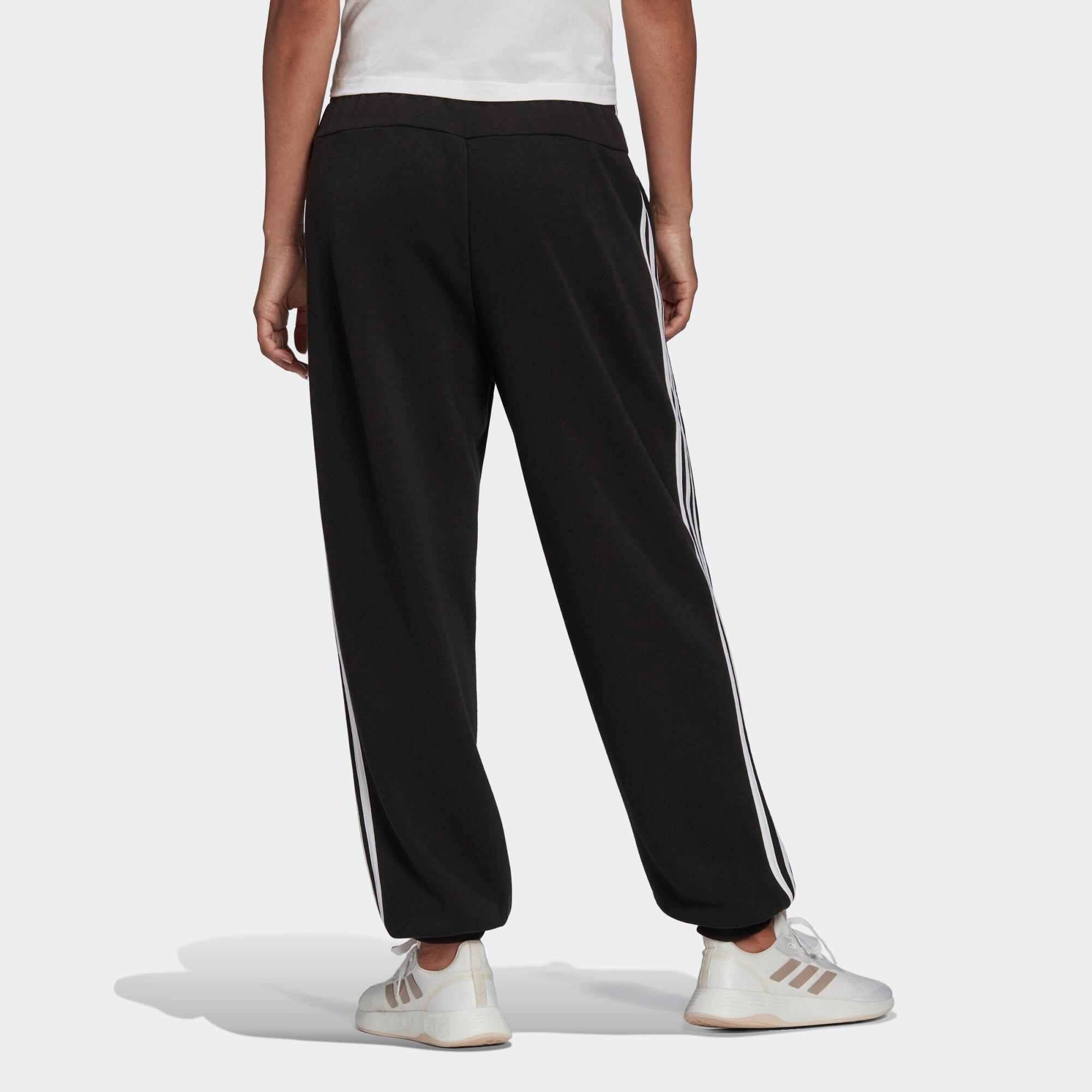 CALÇAS DE GINÁSTICA E PILATES ADIDAS CORE LOUNGE MULHER PRETO 2/12