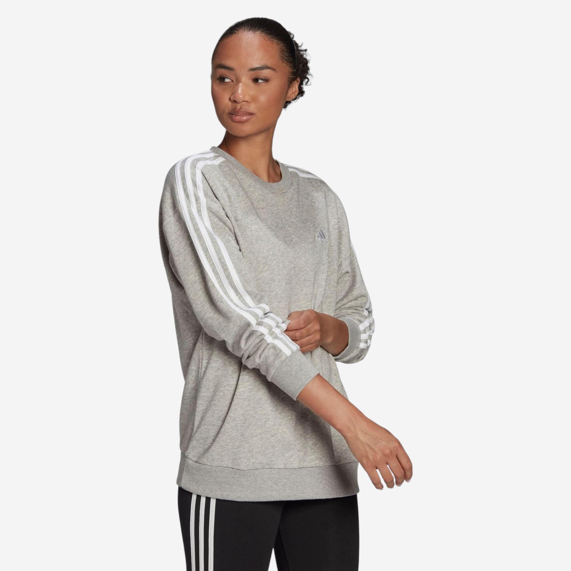 Women's Low-Impact Fitness Sweatshirt - Grey 1/11