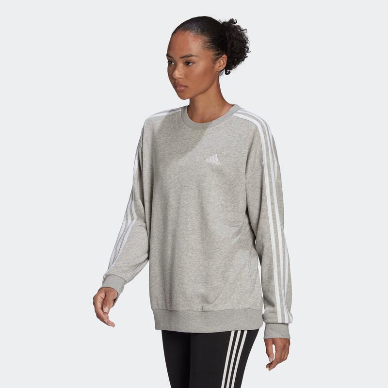 Women's Low-Impact Fitness Sweatshirt - Grey