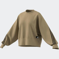 SWEAT SHIRT DE FITNESS SOFT TRAINING FUTURE ICONS ADIDAS FEMME BEIGE