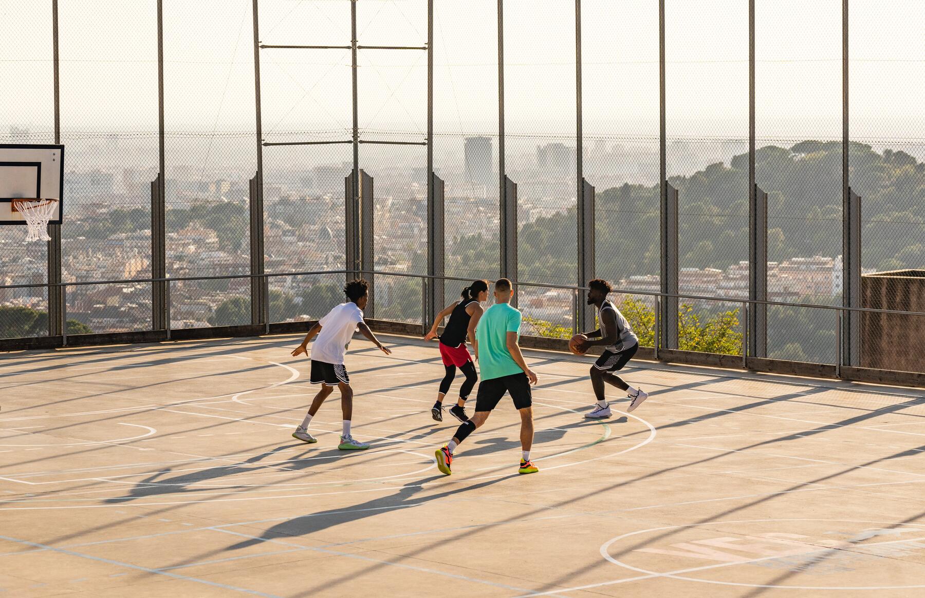 medidas de una cancha de baloncesto