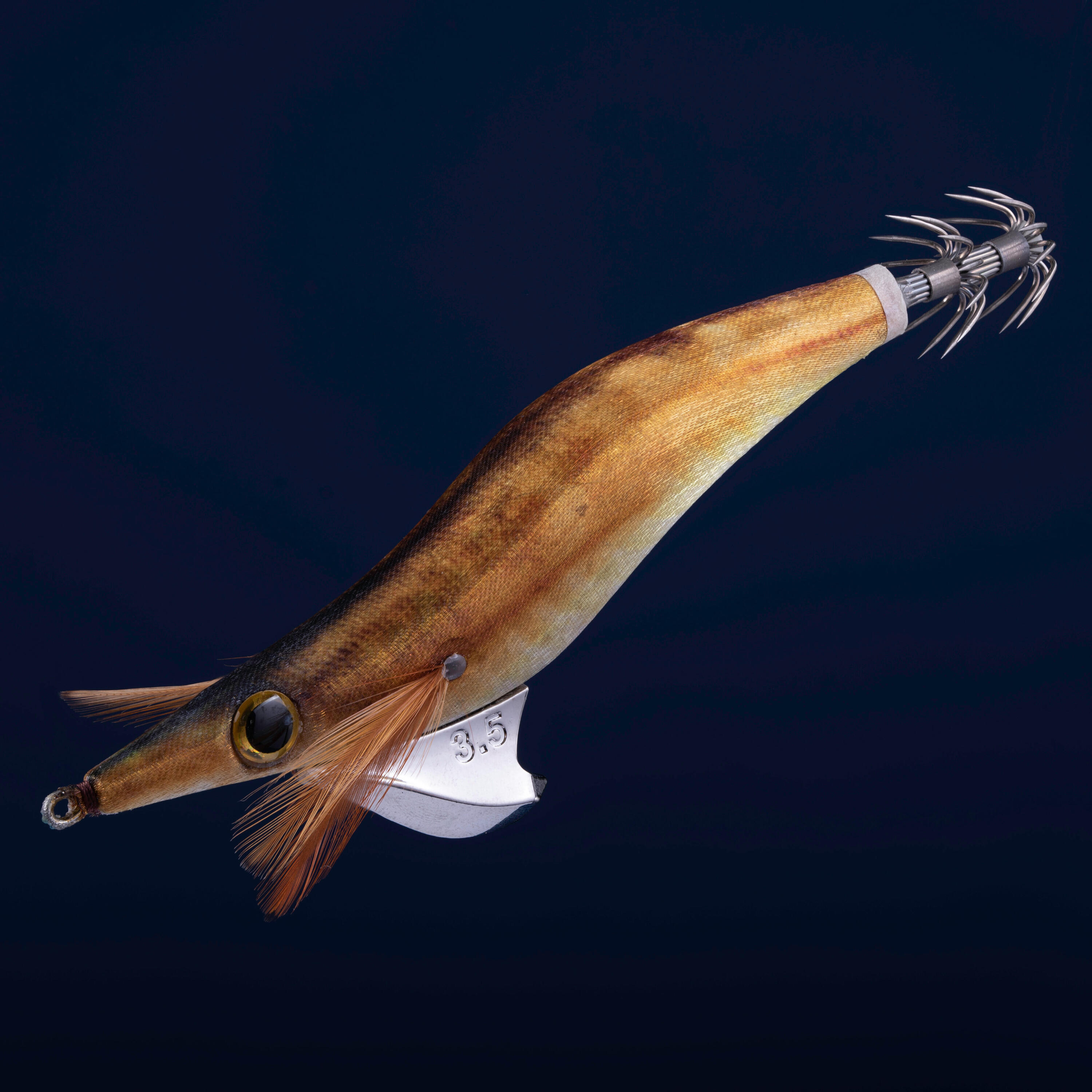 Shallow Sinking Jig for Cuttlefish and Squid fishing EBIKA 3.5/135 Mackerel Gold 2/5