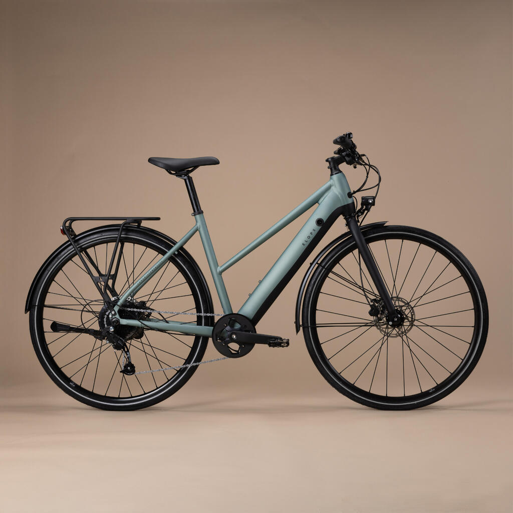 Long Distance 500 Electric Assist City Bike Step-Through Frame