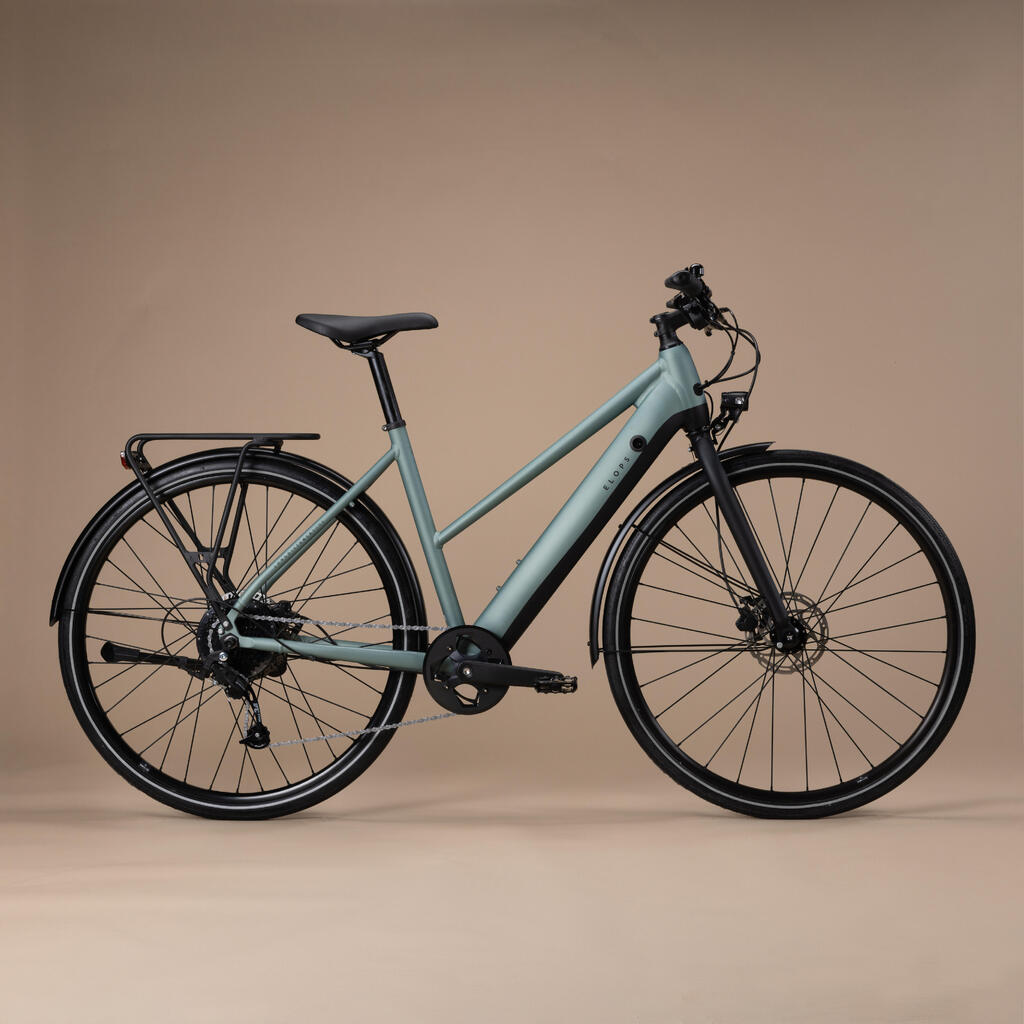 Mestský elektrický bicykel 500 na dlhé vzdialenosti so zníženým rámom