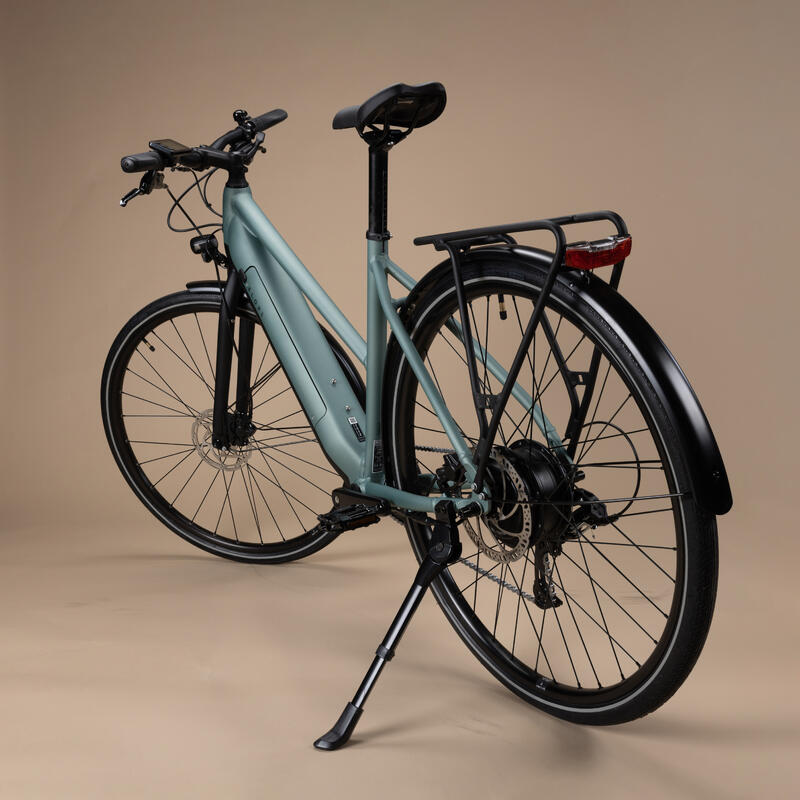 E-Bike City Trekking Bike 28 Zoll Elops LD500E LF Damen grün